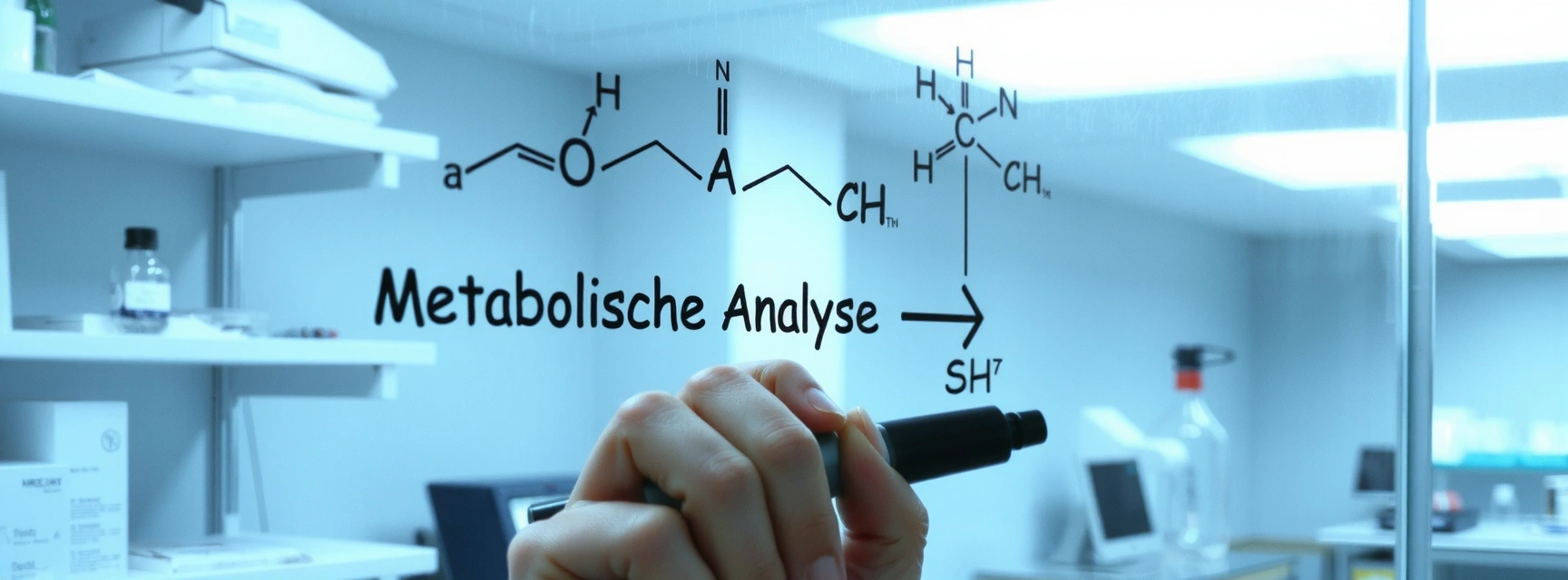 Analyse-Vorgang im Labor-Setting